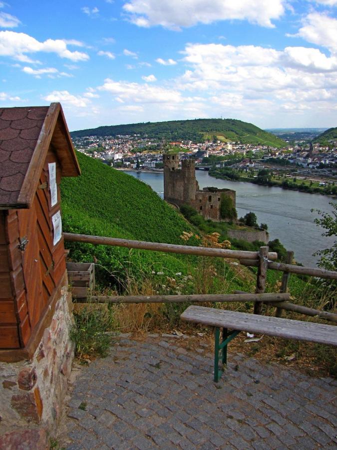 Appartamento Auszeit Rheingauer Rosengasse Johannisberg Esterno foto